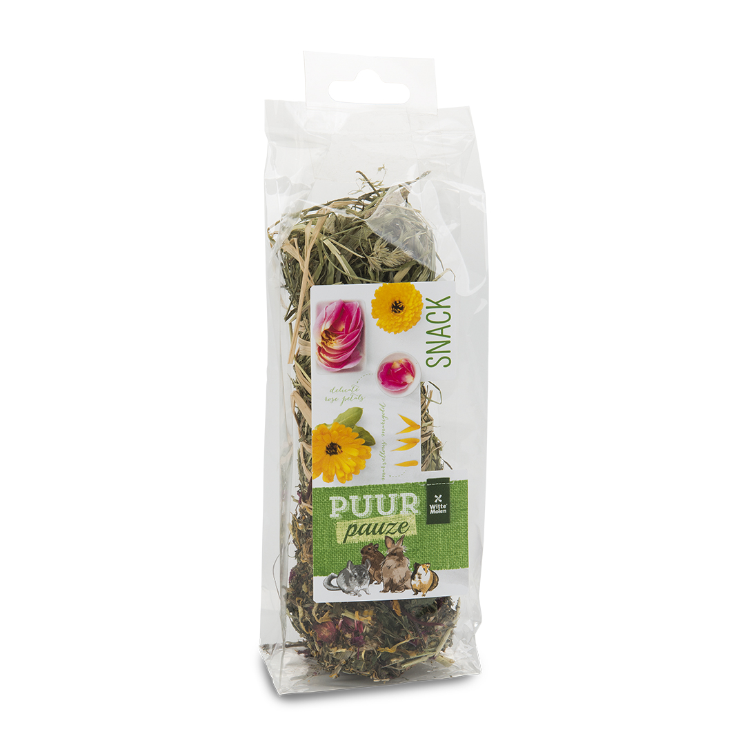 botte de foin pour rongeur soucis & rose 70g