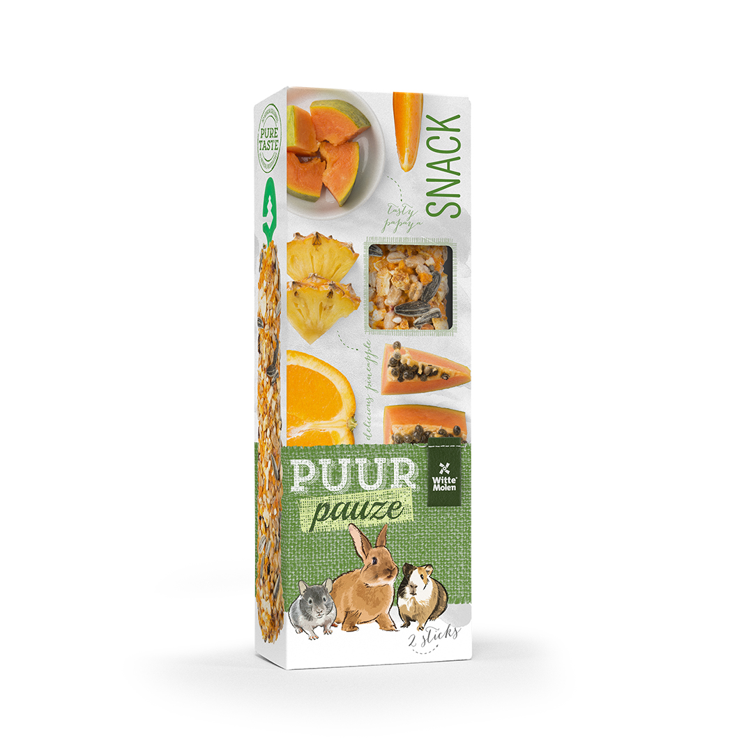 friandise stick rongeur orange & papaye 110g