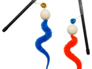 canne à pêche pour chat