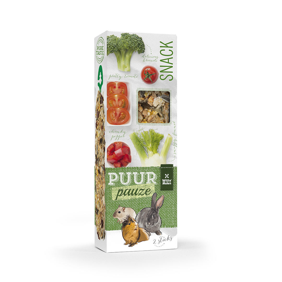 Puur pauze sticks brocoli & tomate 110g