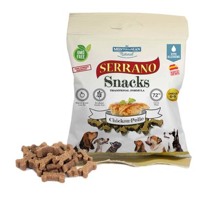 Serrano snack mini bones 100g