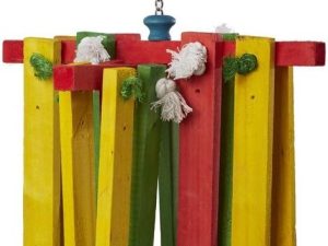 Jouet pour grandes perruches et perroquets Wood Cross
